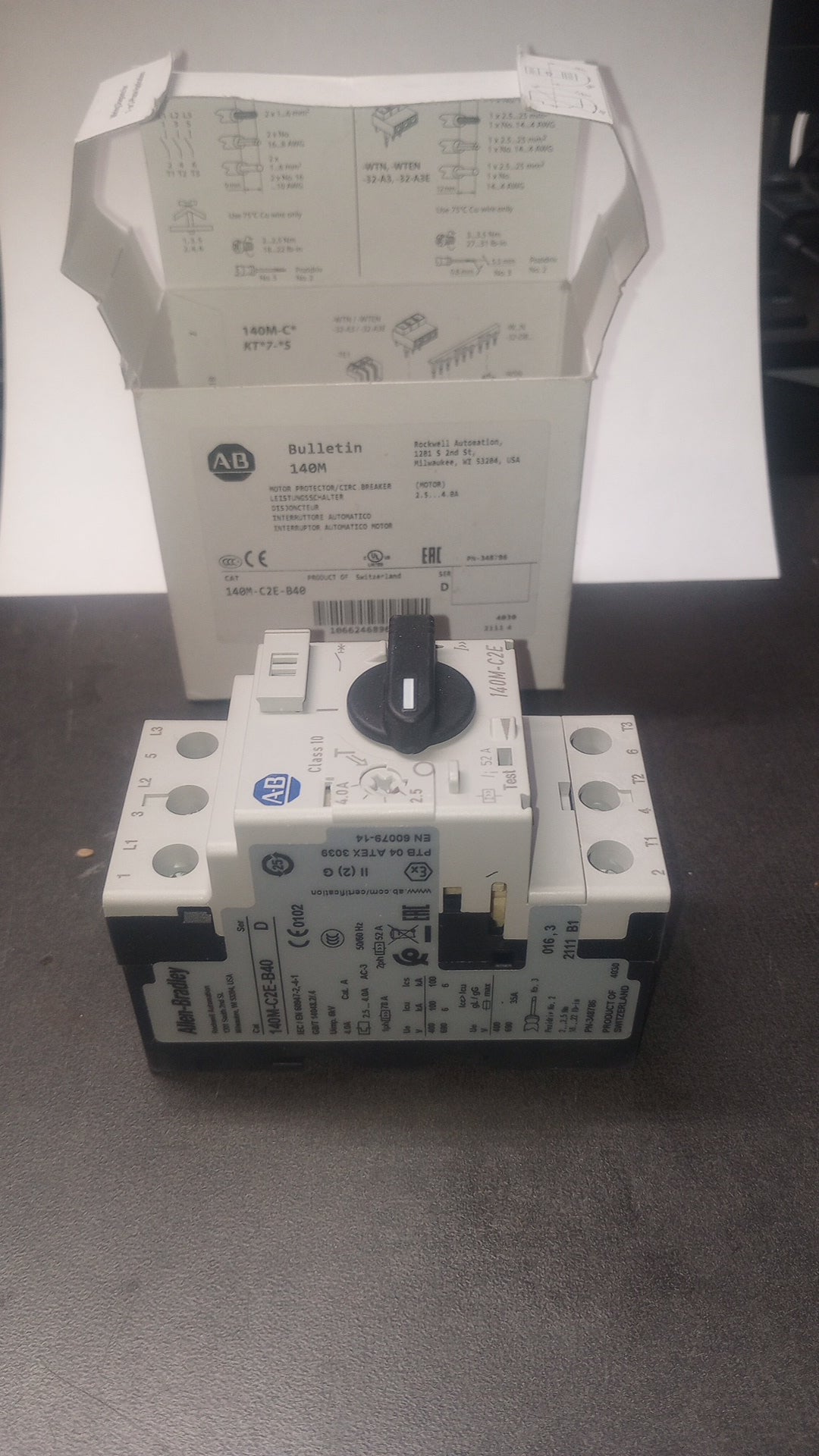 Allen Bradley Motor Protector/ Circ.Breaker