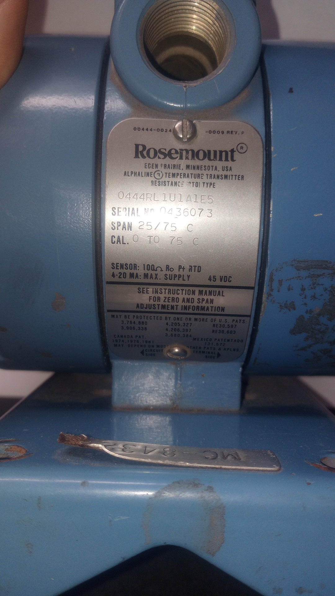 Rosemount Temperature Transmitter