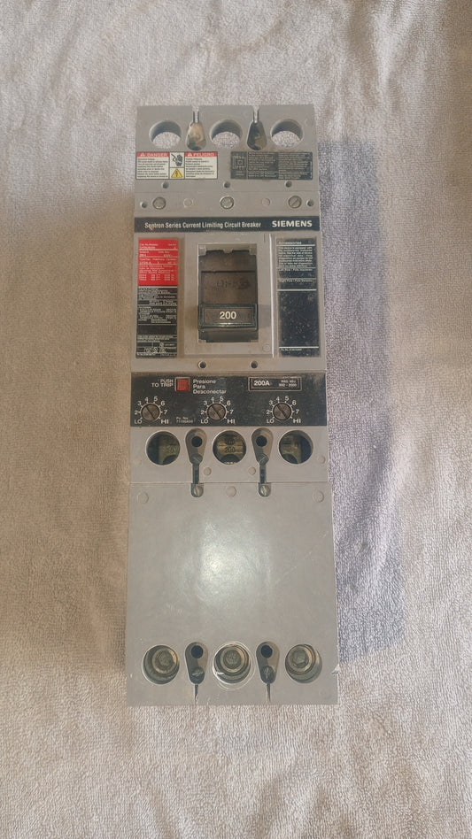 200 A Siemens Breaker